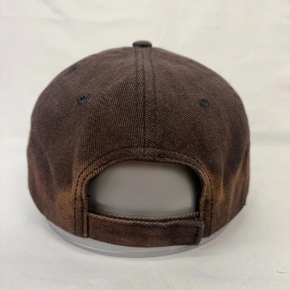 Adidas Arkansas Razorbacks Hat NCAA Mens OSFM Brown Faded Adjustable Cap